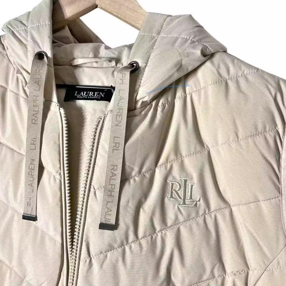 Ralph Lauren Sleeveless Puffer Hood New Size Large - Picture 2 of 12